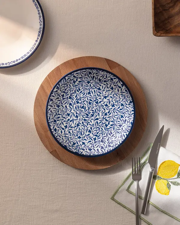 Rêve Bleu La Graine  Dessert Plate 19 Cm