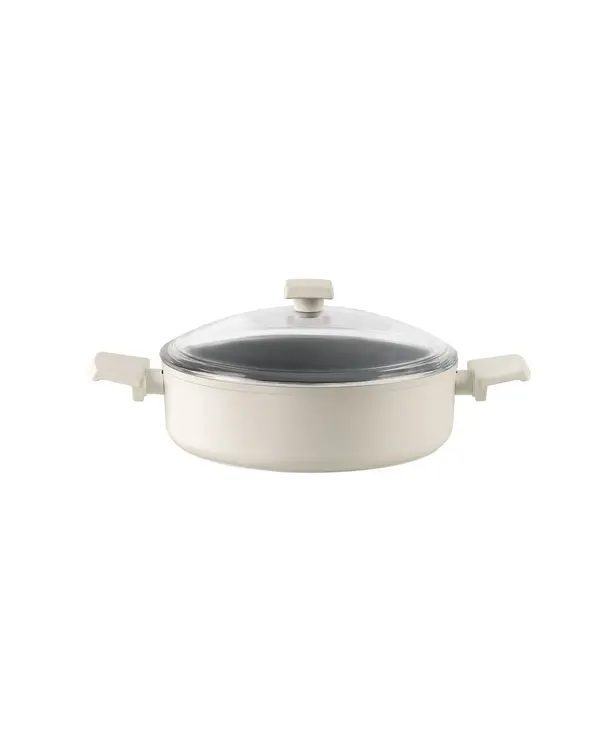 Nano Ceramic Shallow Pot 26Cm