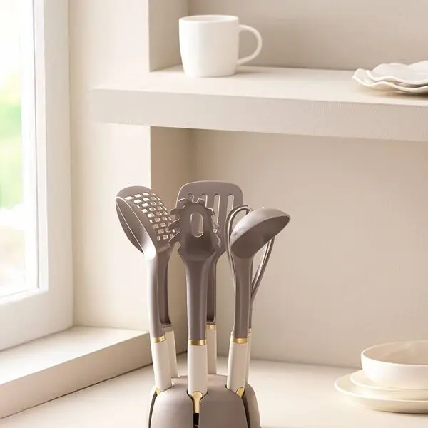 Lucca 6-Piece Serving Set With Stand