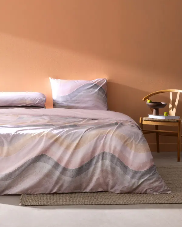 Suivre Double Size Duvet Cover Set - Ranforce Patterned
