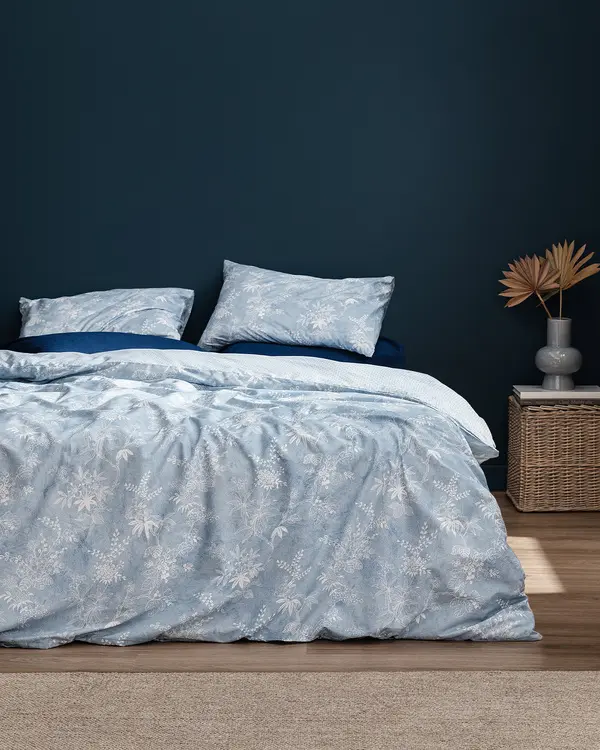 Jannie Double Size Duvet Cover Set - Ranforce Patterned