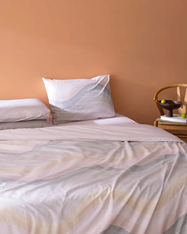 Suivre King Size Duvet Cover Set - Ranforce Patterned