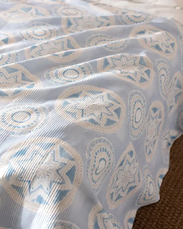 Orva Carded Printed Double Size Pique Set