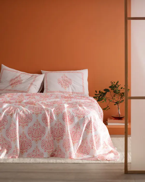 Theoni Carded Printed Double Size Pique Set