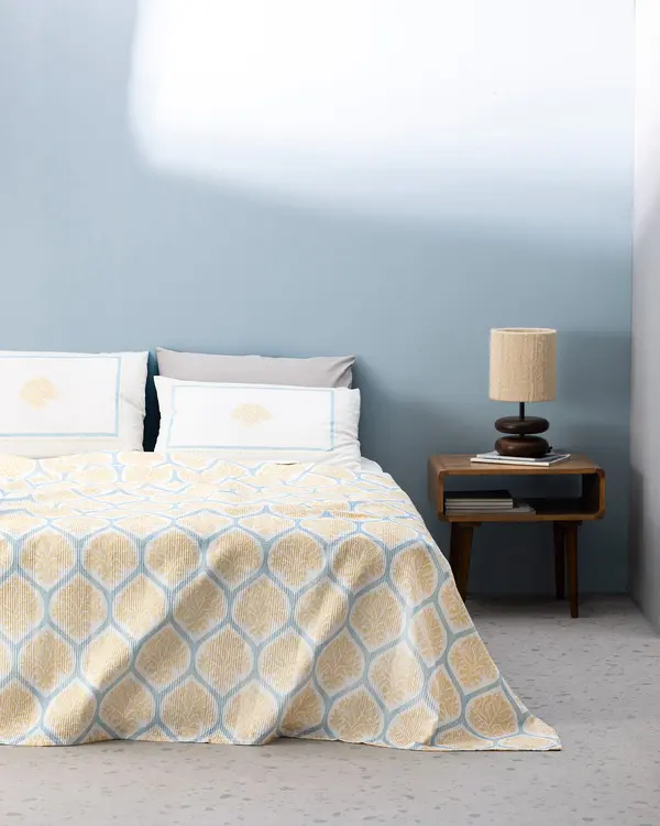 Leal Carded Printed King Size Pique Set
