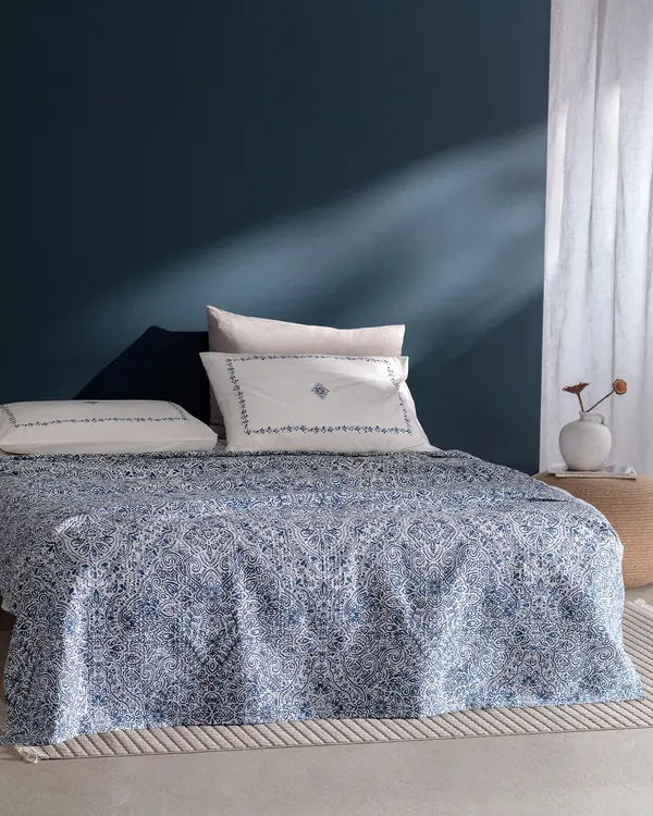 Jendi Ecocell Printed King Size Pique Set
