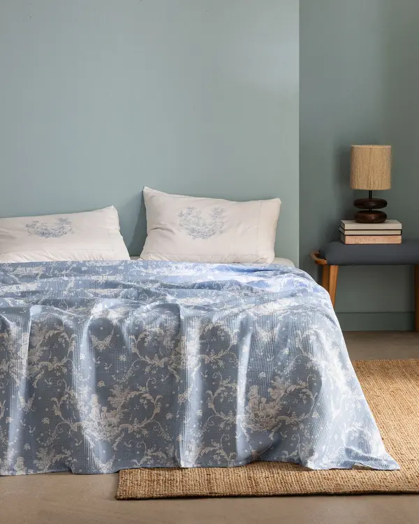 Arlette Carded Printed King Size Pique Set