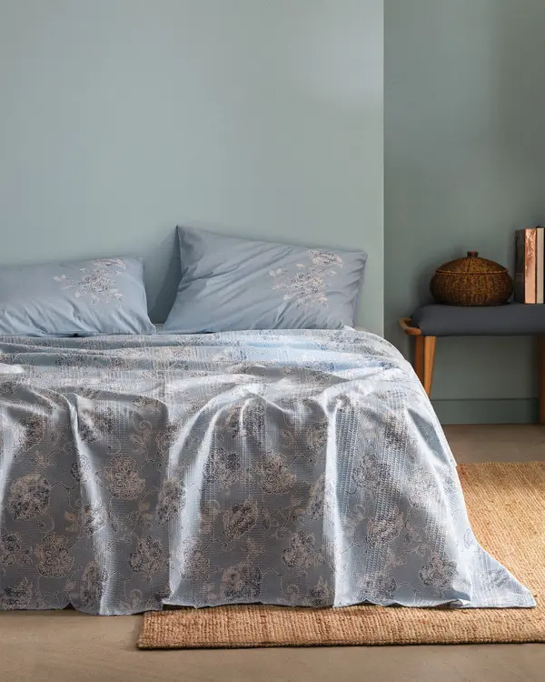 Berne Ecocell Printed Single Size Pique Set