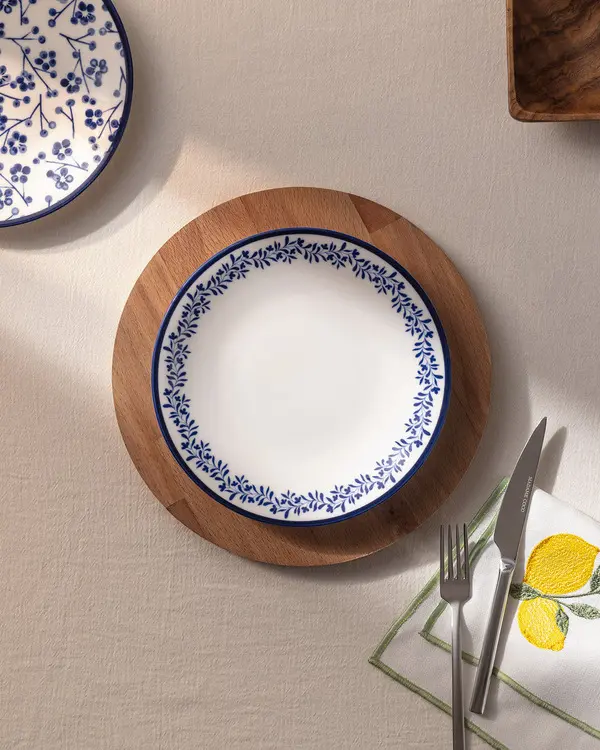 Rêve Bleu Couronne Dessert Plate 19 Cm