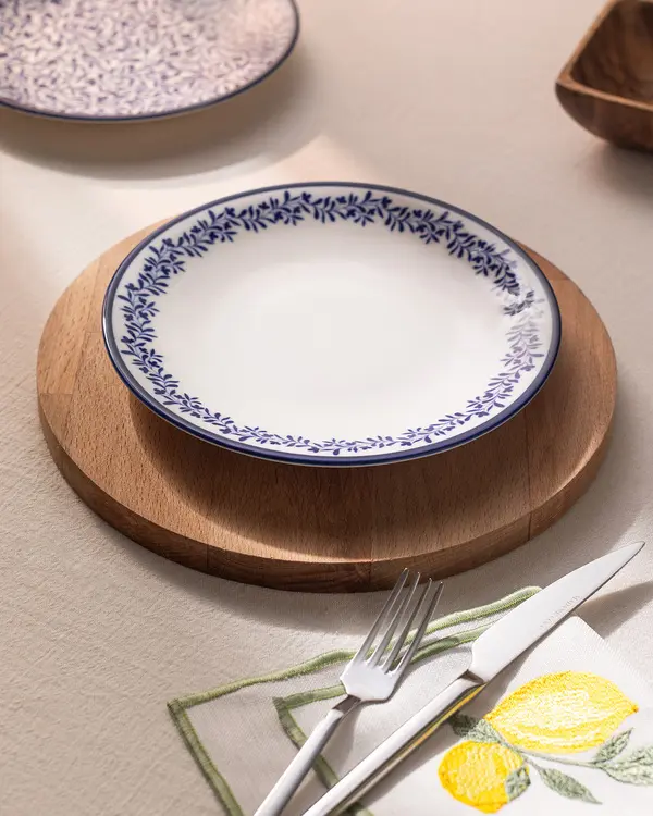 Rêve Bleu Couronne Dessert Plate 19 Cm