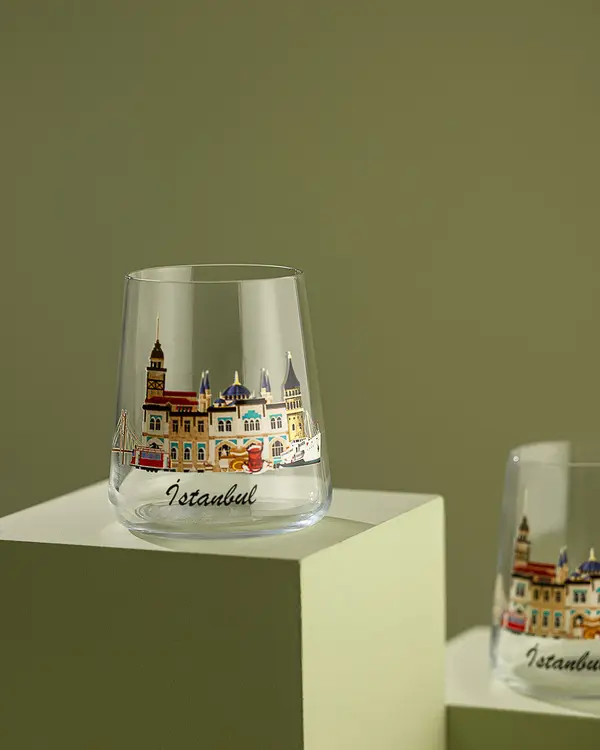 Istanbul City 2 Piece Water Glass Set