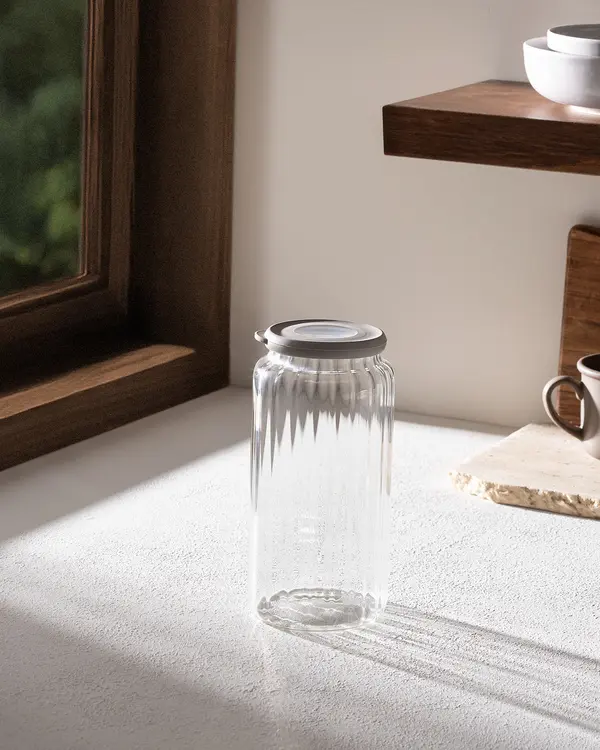 Voyana Optical Borosilicate Glass Jar 18Cm