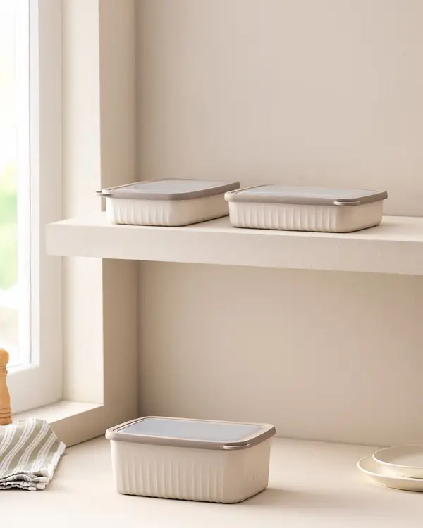 Lucca 3-Piece Rectangular Storage Container Set