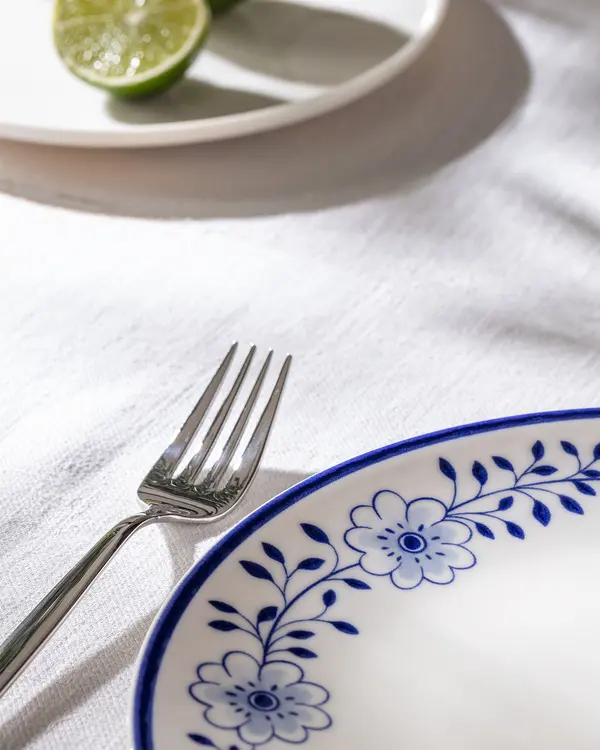 Reve Bleu Floral Serving Plate